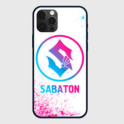 Чехол iPhone 12 Pro Sabaton neon gradient style