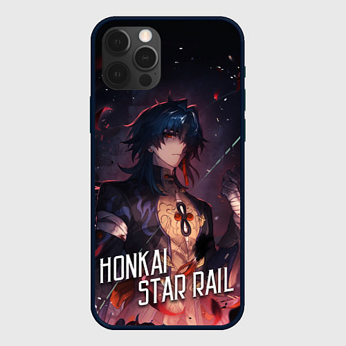 Чехол iPhone 12 Pro Honkai Blade / 3D-Черный – фото 1