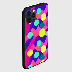Чехол для iPhone 12 Pro Психоделическая абстракция, цвет: 3D-черный — фото 2