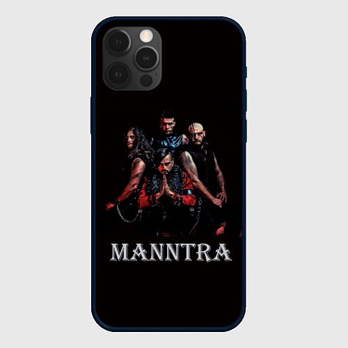 Чехол iPhone 12 Pro Manntra / 3D-Черный – фото 1