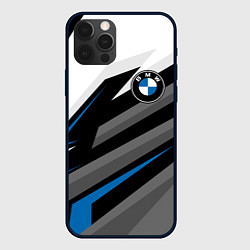 Чехол для iPhone 12 Pro БМВ - спортивная униформа, цвет: 3D-черный