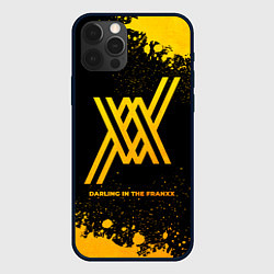 Чехол iPhone 12 Pro Darling in the FranXX - gold gradient