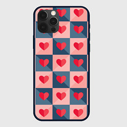 Чехол iPhone 12 Pro Pettern hearts