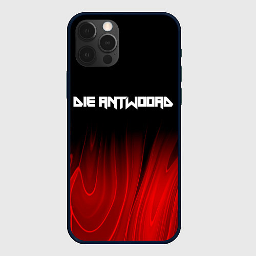 Чехол iPhone 12 Pro Die Antwoord red plasma / 3D-Черный – фото 1