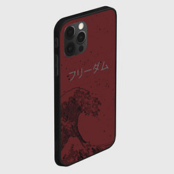 Чехол для iPhone 12 Pro Большая волна в Канагава, цвет: 3D-черный — фото 2