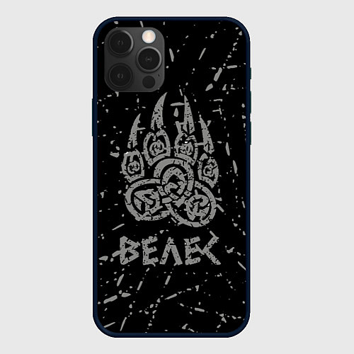 Чехол iPhone 12 Pro Велес лапа медведя / 3D-Черный – фото 1