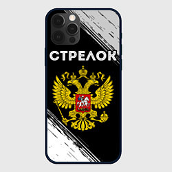 Чехол iPhone 12 Pro Стрелок из России и герб РФ