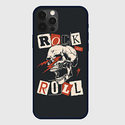 Чехол iPhone 12 Pro Rock - молнии из глаз