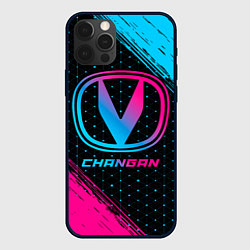 Чехол iPhone 12 Pro Changan - neon gradient