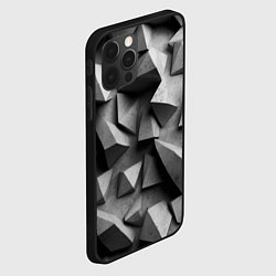 Чехол для iPhone 12 Pro Белокаменный паттерн, цвет: 3D-черный — фото 2