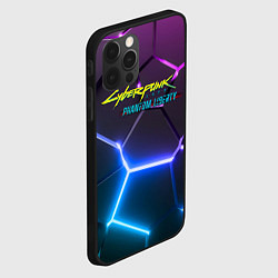 Чехол для iPhone 12 Pro Cyberpunk 2077 phantom liberty neon, цвет: 3D-черный — фото 2