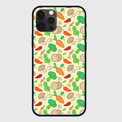 Чехол для iPhone 12 Pro Овощной рецепт, цвет: 3D-черный