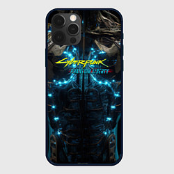 Чехол для iPhone 12 Pro Киберпанк 2077 призрачная свобода тело киборга, цвет: 3D-черный