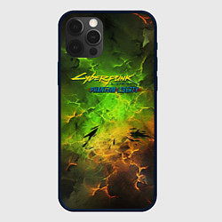 Чехол iPhone 12 Pro Cyberpunk 2077 phantom liberty green