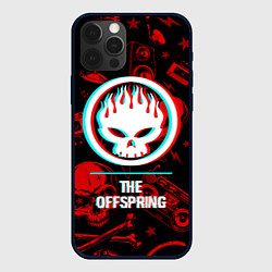 Чехол iPhone 12 Pro The Offspring rock glitch