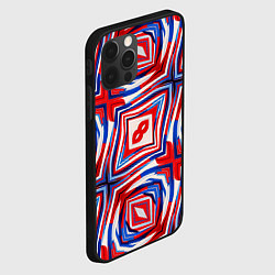 Чехол для iPhone 12 Pro Красная маска абстракция, цвет: 3D-черный — фото 2