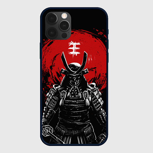 Чехол iPhone 12 Pro Bloody Samurai / 3D-Черный – фото 1