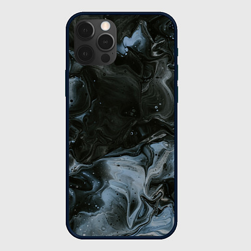 Чехол iPhone 12 Pro Тьма и лёд / 3D-Черный – фото 1