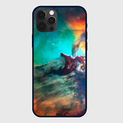 Чехол iPhone 12 Pro Аморфный цветастый космос