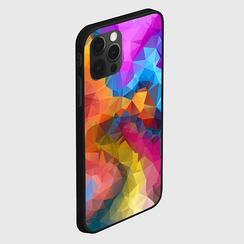 Чехол iPhone 12 Pro Super colors / 3D-Черный – фото 2