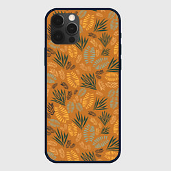 Чехол iPhone 12 Pro Мексиканские оранжевые папаротники