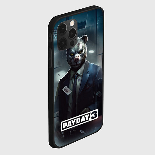 Чехол iPhone 12 Pro Payday 3 bear / 3D-Черный – фото 2