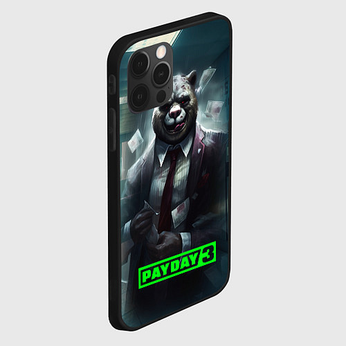 Чехол iPhone 12 Pro Payday 3 crazy bear / 3D-Черный – фото 2