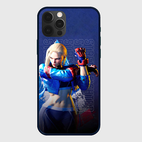 Чехол iPhone 12 Pro Street Fighter 6: Cammy / 3D-Черный – фото 1