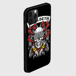 Чехол для iPhone 12 Pro Megadeth - ядерный череп, цвет: 3D-черный — фото 2