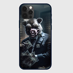 Чехол для iPhone 12 Pro Payday 3 animal mask, цвет: 3D-черный