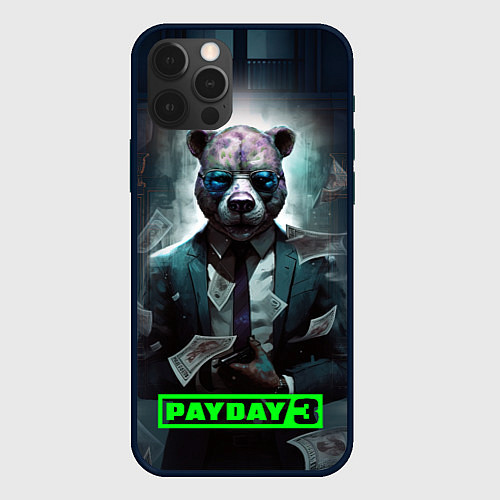 Чехол iPhone 12 Pro Payday 3 bear / 3D-Черный – фото 1