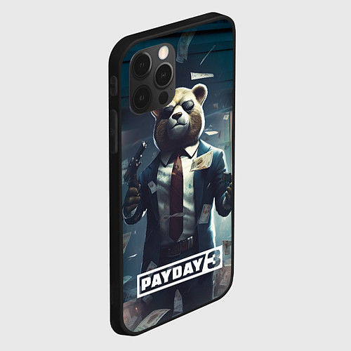 Чехол iPhone 12 Pro Payday 3 bear / 3D-Черный – фото 2