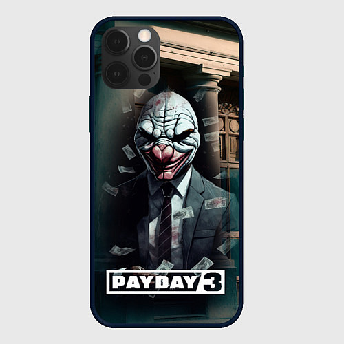 Чехол iPhone 12 Pro Payday 3 mask / 3D-Черный – фото 1