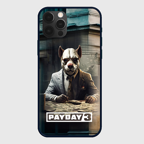 Чехол iPhone 12 Pro Payday 3 dog / 3D-Черный – фото 1