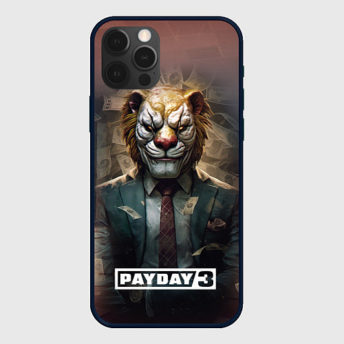 Чехол iPhone 12 Pro Payday 3 lion / 3D-Черный – фото 1