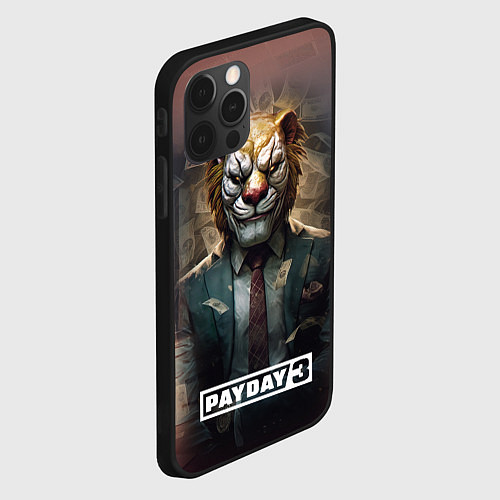 Чехол iPhone 12 Pro Payday 3 lion / 3D-Черный – фото 2
