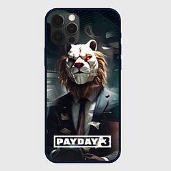 Чехол для iPhone 12 Pro Payday 3 lion, цвет: 3D-черный