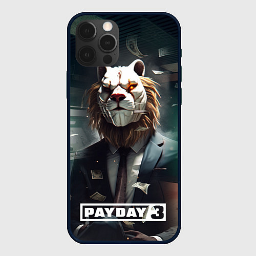 Чехол iPhone 12 Pro Payday 3 lion / 3D-Черный – фото 1