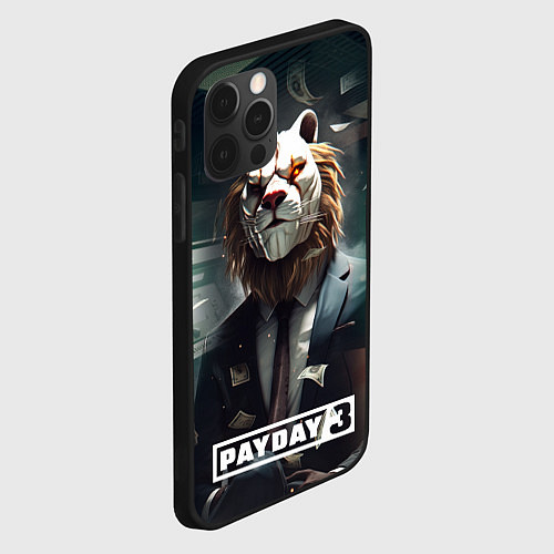 Чехол iPhone 12 Pro Payday 3 lion / 3D-Черный – фото 2