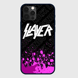 Чехол iPhone 12 Pro Slayer rock legends: символ сверху