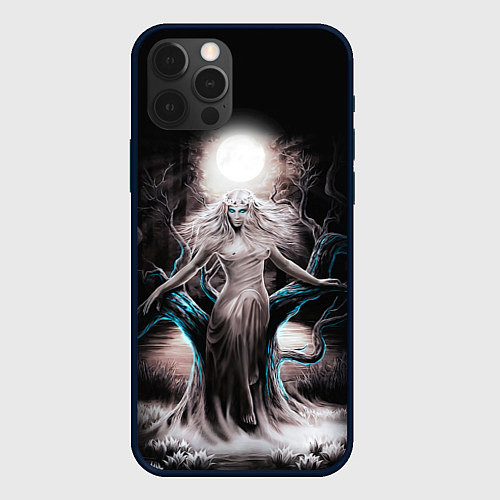 Чехол iPhone 12 Pro Наваждение славянский призрак / 3D-Черный – фото 1