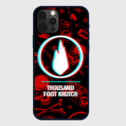 Чехол iPhone 12 Pro Thousand Foot Krutch rock glitch