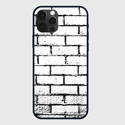 Чехол для iPhone 12 Pro White wall, цвет: 3D-черный