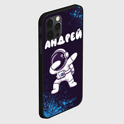 Чехол для iPhone 12 Pro Андрей космонавт даб, цвет: 3D-черный — фото 2