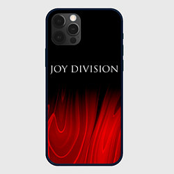Чехол для iPhone 12 Pro Joy Division red plasma, цвет: 3D-черный