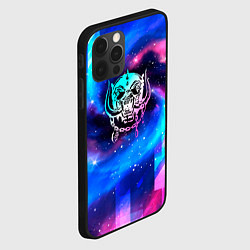 Чехол для iPhone 12 Pro Motorhead неоновый космос, цвет: 3D-черный — фото 2