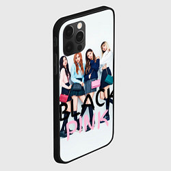 Чехол для iPhone 12 Pro Blackpink girls, цвет: 3D-черный — фото 2