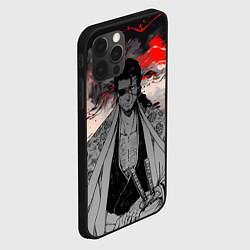 Чехол для iPhone 12 Pro Самурай Сюнсуй Кьёраку - Блич, цвет: 3D-черный — фото 2