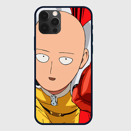 Чехол iPhone 12 Pro Saitama big / 3D-Черный – фото 1