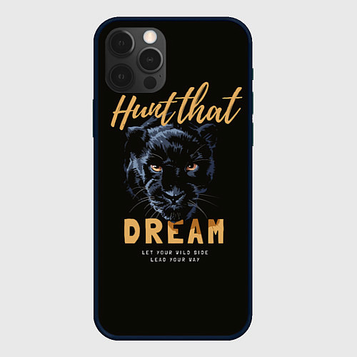 Чехол iPhone 12 Pro Let your wild side lead your way / 3D-Черный – фото 1